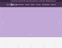 Tablet Screenshot of mynolassalon.com